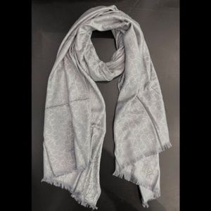 Set of 5 : Calvin Klein ck Unisex Pashmina : Viscose : Gray/Ivory : New Samples